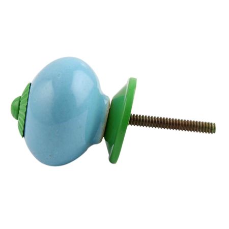 Sky Blue Green Fitting Ceramic Knob